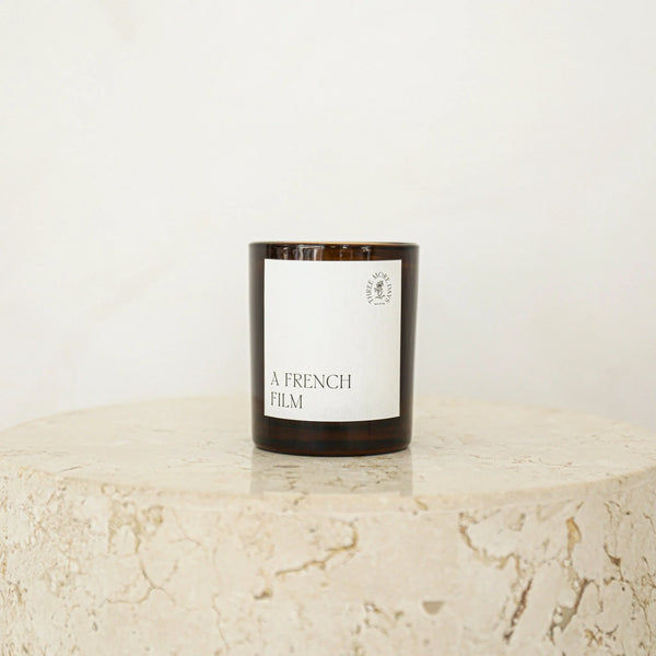 A French Film Candle - Sea Salt, Ambrette Seeds, Sandalwood, Sage