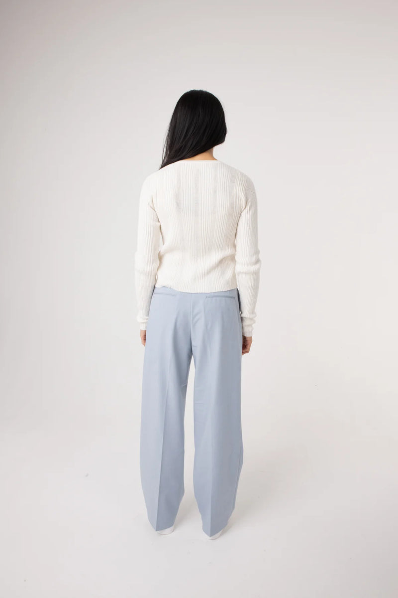 Nala Long Sleeve Top - Ivory