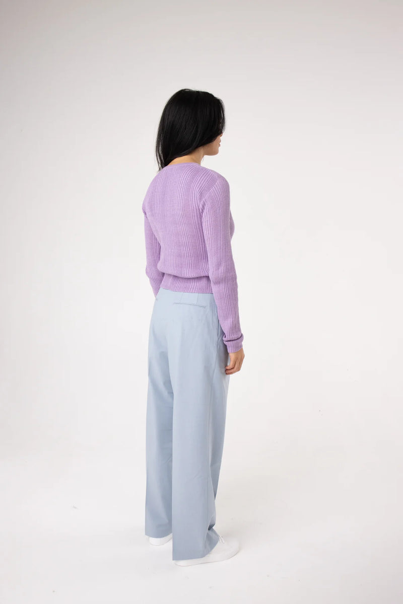 Nala Long Sleeve Top - Lilac