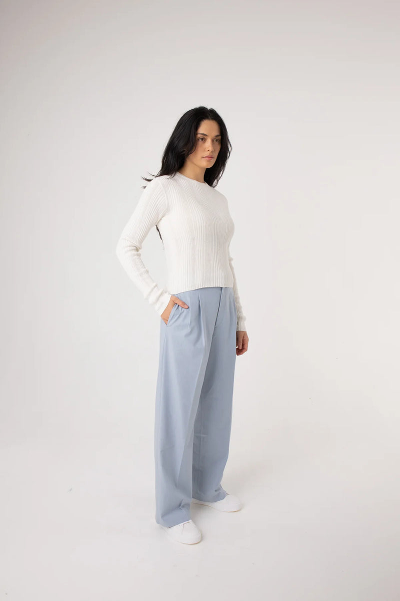 Nala Long Sleeve Top - Ivory