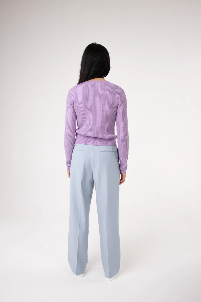 Nala Long Sleeve Top - Lilac