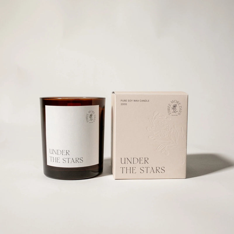 Under The Stars Candle - Water Lily, Jasmine, Guaiac Wood, Lotus, Sandalwood