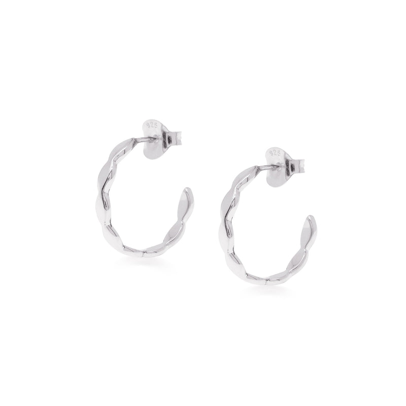 Amara Hoops - Silver